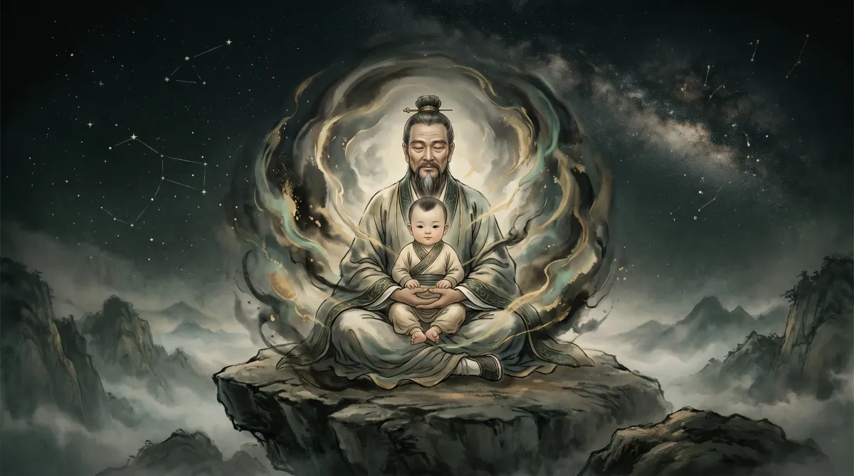 載營魄抱一——道家水墨意境
