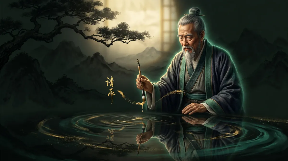 知人者智——道家水墨意境
