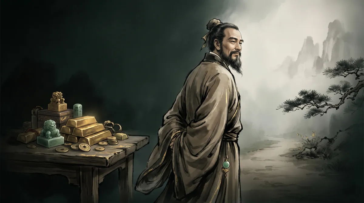 名與身孰親——道家水墨意境