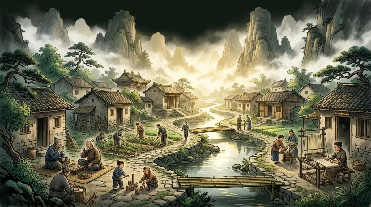 小國寡民——道家水墨意境