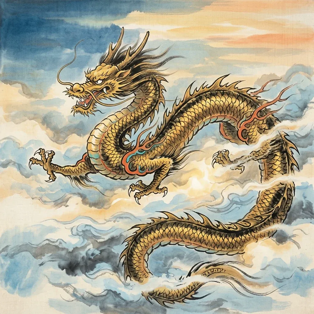 乾為天——純陽水墨意境