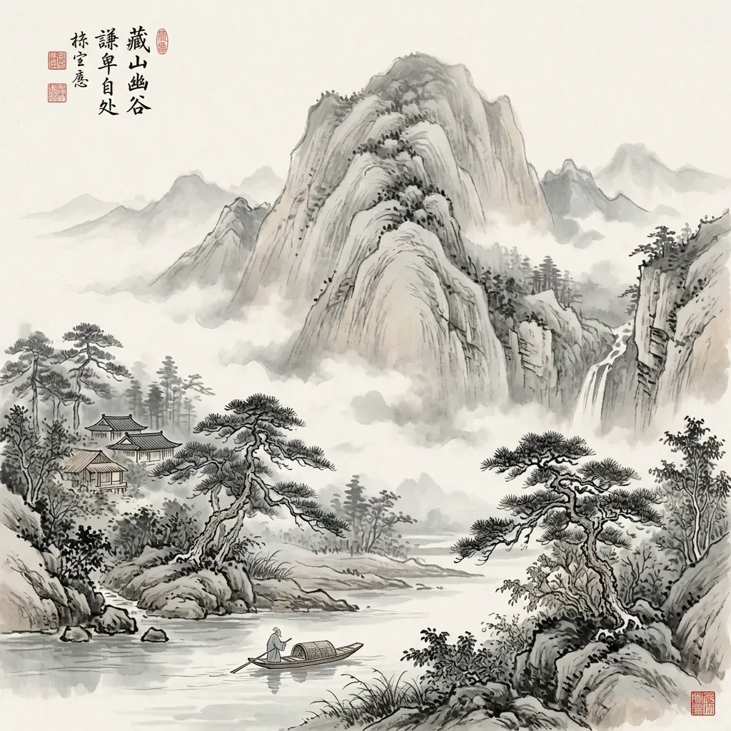 地山謙——謙遜包容水墨意境