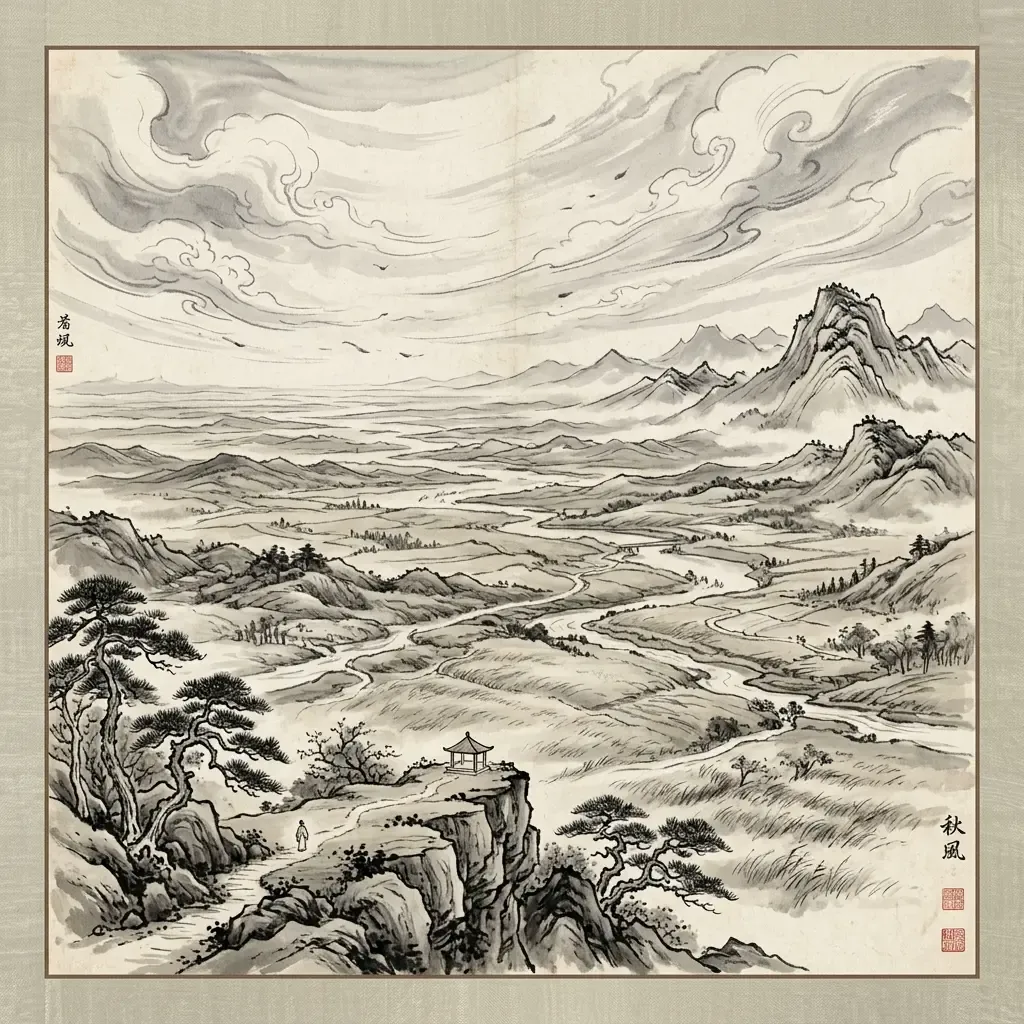 風地觀——觀察展示水墨意境