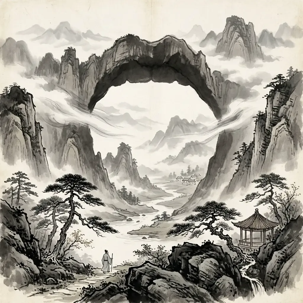 山雷頤——頤養滋養水墨意境