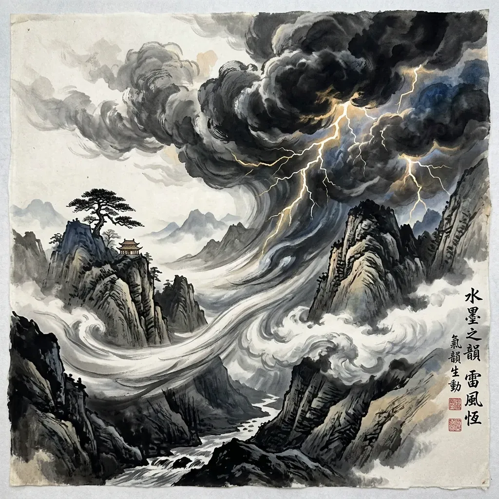 雷風恆——恆久水墨意境