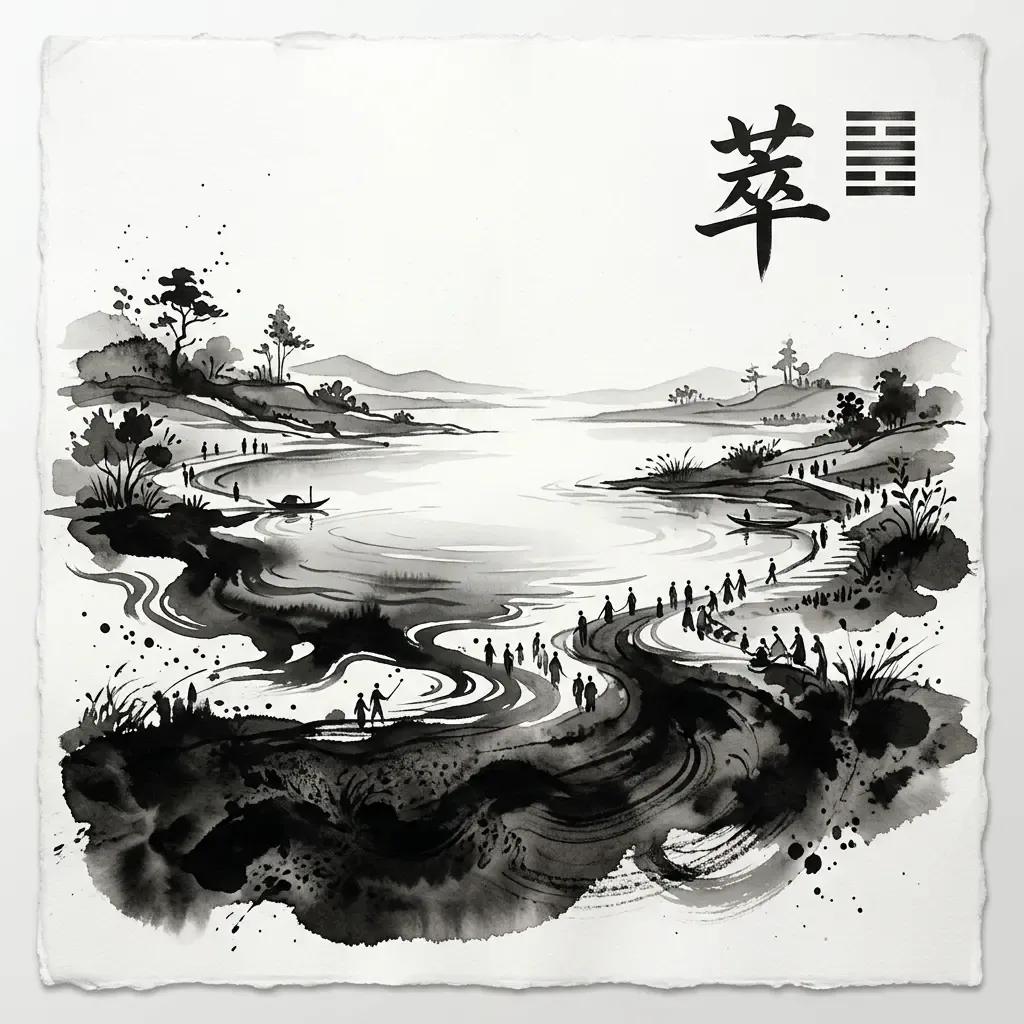 澤地萃——聚會與整合水墨意境