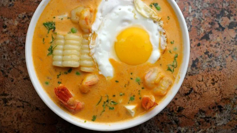 Chupe de camarones