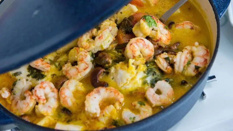Moqueca de camarão